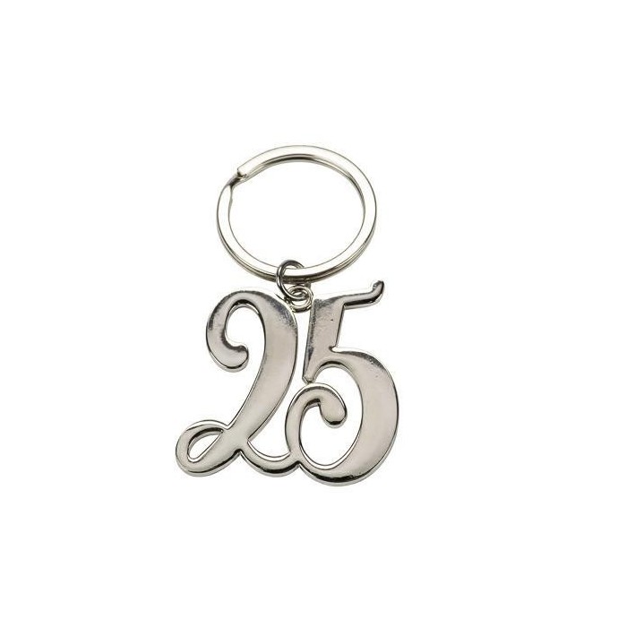 PORTACHIAVI 25 METALLO ARGENT